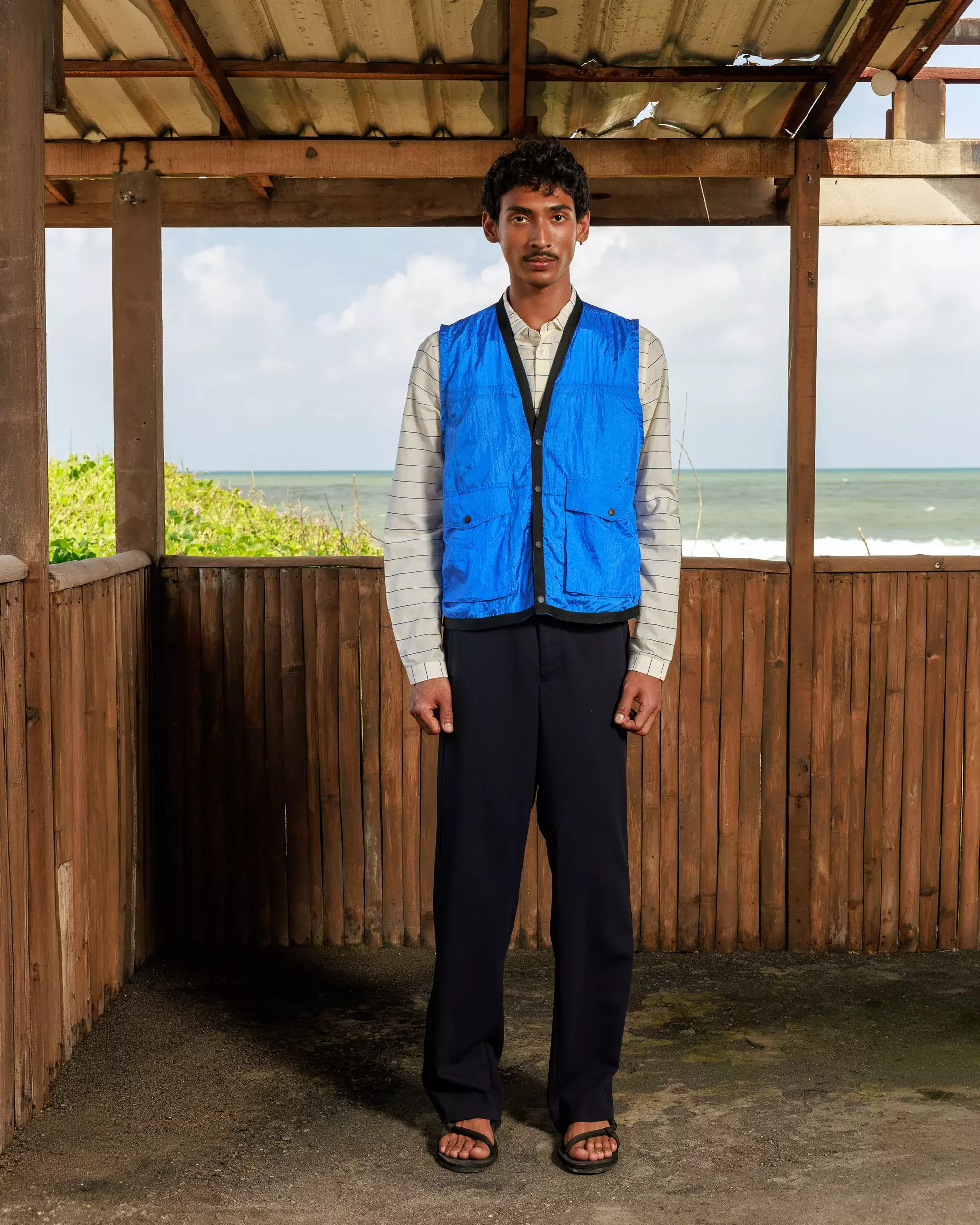 Homecore Light Vest Blue Multi Weste Herren blau